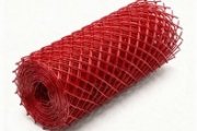 Cетка сварная с покрытием ПВХ Коричневая, ячейка (100×55), 1,5×20 м